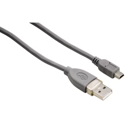 Hama mini USB Cable for charging and sync tablets e-book with socket B 5 PIN, 6ft 1.8m
