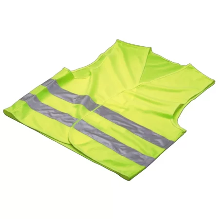 Reflective protective vest for bicycle motor for bicycle, yellow neon, PN-EN ISO 20471
