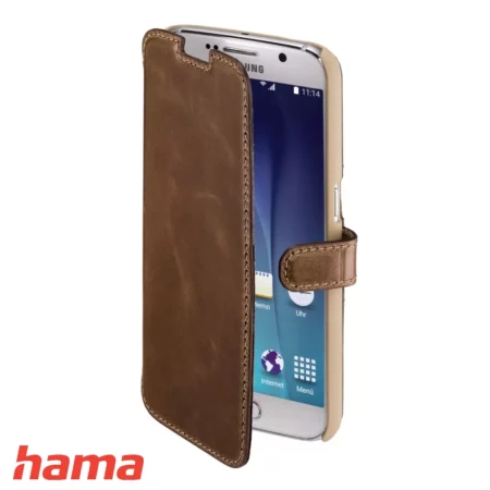 hama Booklet Case for Samsung Galaxy S5 neo - leather, brown