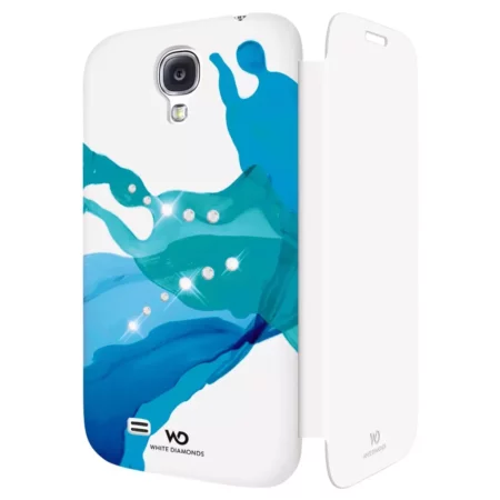 White Diamonds Liquids Booklet Samsung Galaxy S4 original with Swarovski crystals full protection