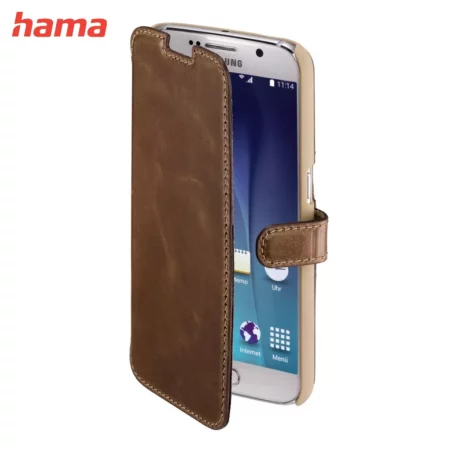 Case Samsung Galaxy S6 wallet brown leather