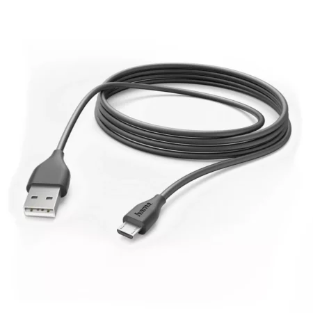HAMA short micro USB Cable 20in 50cm black fast secure charging Cable synchronization data