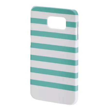 HAMA Stripes Cover for Samsung Galaxy S6, mint/white
