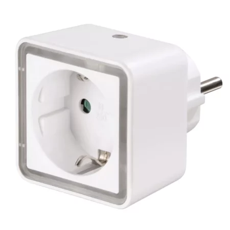 HAMA LED lamp electrical socket, twilight sensor, white