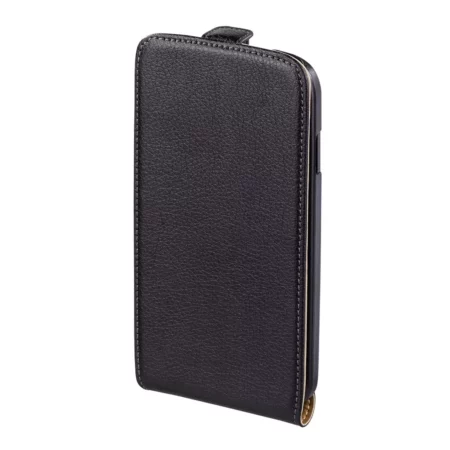 hama Flap Case for Wiko Darknight, leather, black