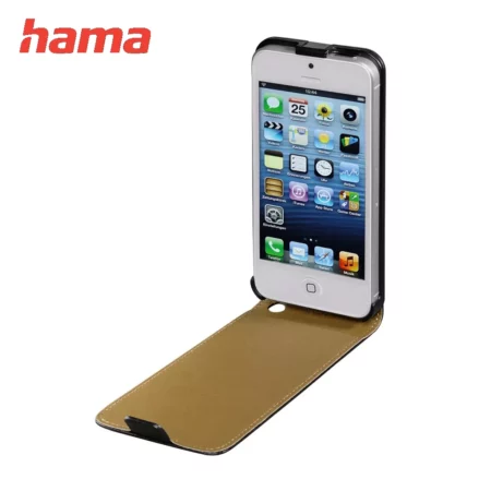 Case for iPhone 5 / 5s / 5c / SE black leather