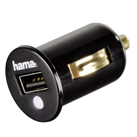 Hama "Piccolino" 2.4A Small USB car charger for powering iPod MP3/MP4 via lighter socket