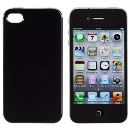 Hama Crystal Case for Apple iPhone 4/4s, black Cover