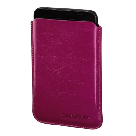 Samsonite Toledo Sleeve for 7-inch tablet, leather, pink