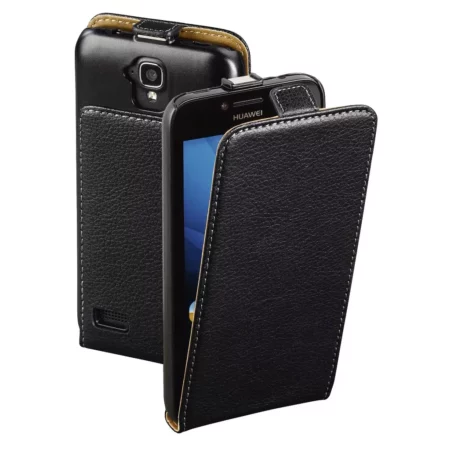 Hama Smart Book for Huawei Y5 folding Case Black Leather Case