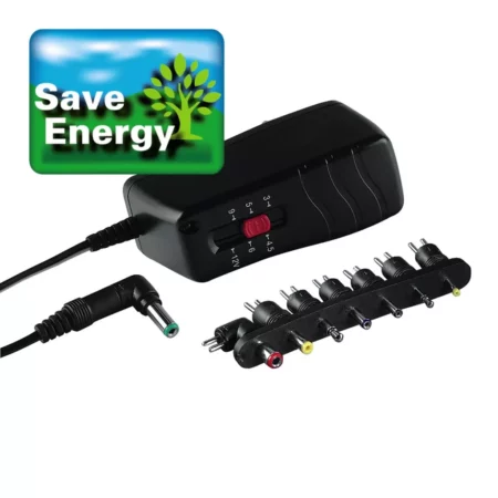 HAMA PUMPLE POWER SUPPLY + 8 adapters for player camera cameras, power 1A 12W 3V / 4.5V / 5V / 6V / 9V / 12V