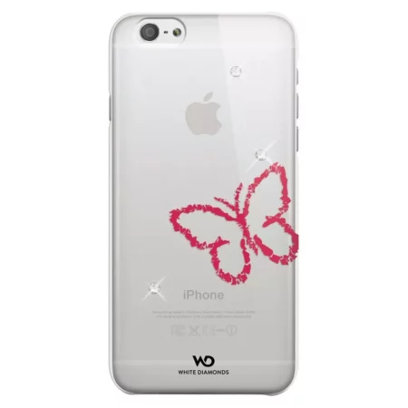 Swarovski Cover Case "Butterfly" High Quality iPhone 6/6s Case with white crystals
