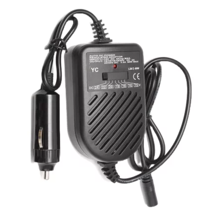 Universal 12V car charger adjustable power supply 15-20V 3.3a 22/24V 4A 80W