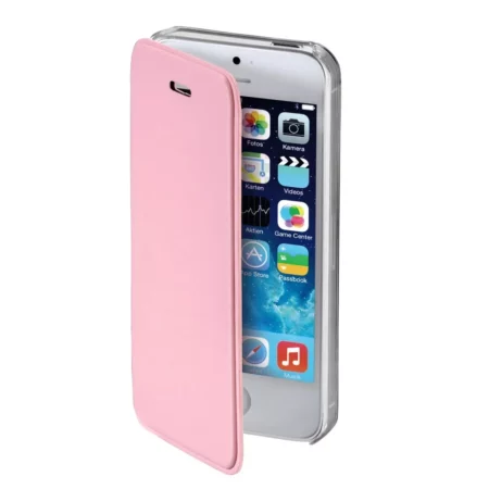 HAMA Clear Case for iPhone 5 / 5s 5c / SE, pink
