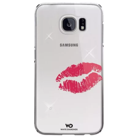 Swarovski Crystal Case for Samsung Galaxy S6, Lipstick Kiss