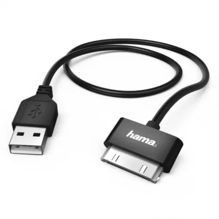 Hama USB Cable for Apple, 30 pin, 1 m, black