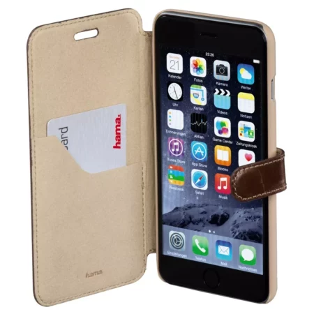 Hama "Prime Line" Portfolio for Apple iPhone 6 Plus / 6s Plus, country brown