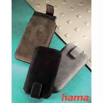 HAMA Smartphone Sleeve XL, Leather, Vertical Holster