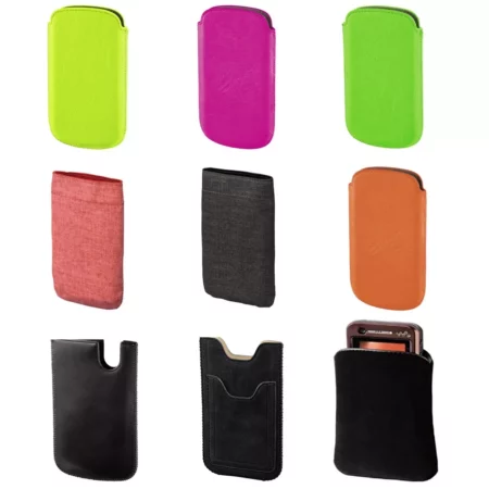 HAMA Velvety pocket sleeve for mobile phone 5 in XL, iPhone 13 mini / 12 mini, leather