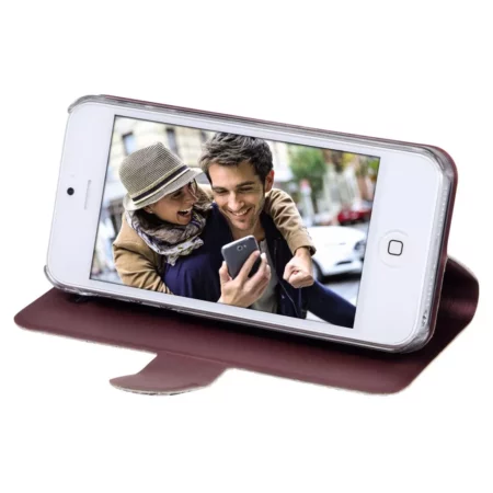 Hama "Snake / Uni" Reversible Booklet Case for Apple iPhone 5 / 5s / SE, marsala